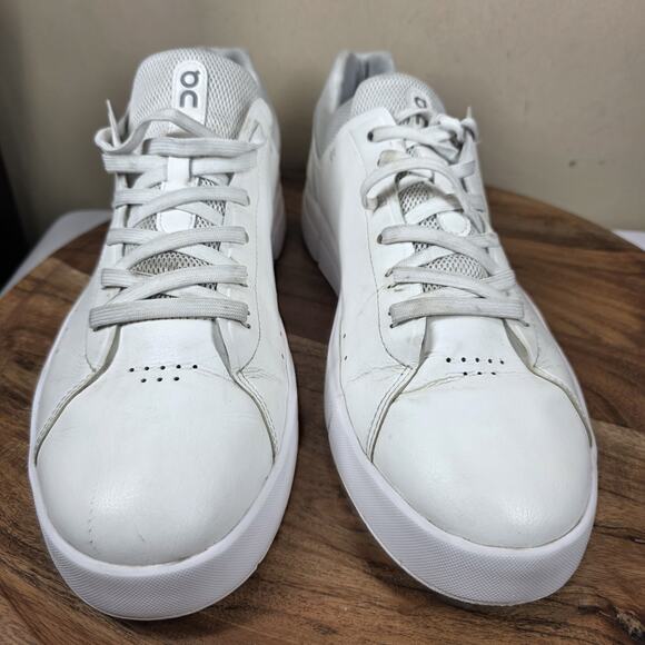 On The Roger Advantage All White Mens White Size 11 Athletic Tennis Shoes PWLZ14 - Picture 4 of 10